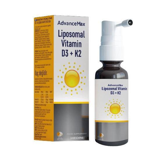 Advancemax Lipozomal D3K2 Sprey 30 ml - 1