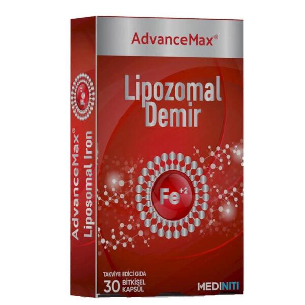 Advancemax Lipozomal Demir 30 Kapsül - 1