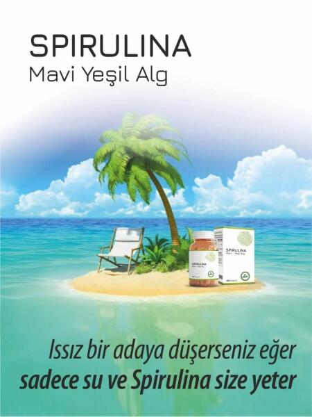 Anti Spirulina Mavi-Yeşil Alg 150 Kapsül - 3