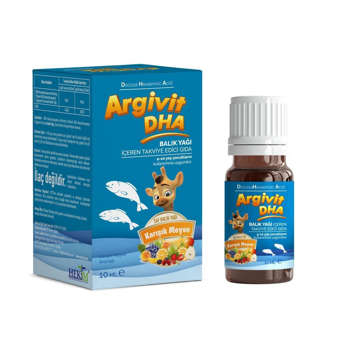 Argivit Dha Balık Yağı Damla 10 ml - 1