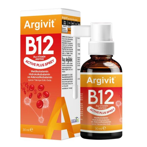 Argivit Vitamin B12 Sprey 30ml - 1