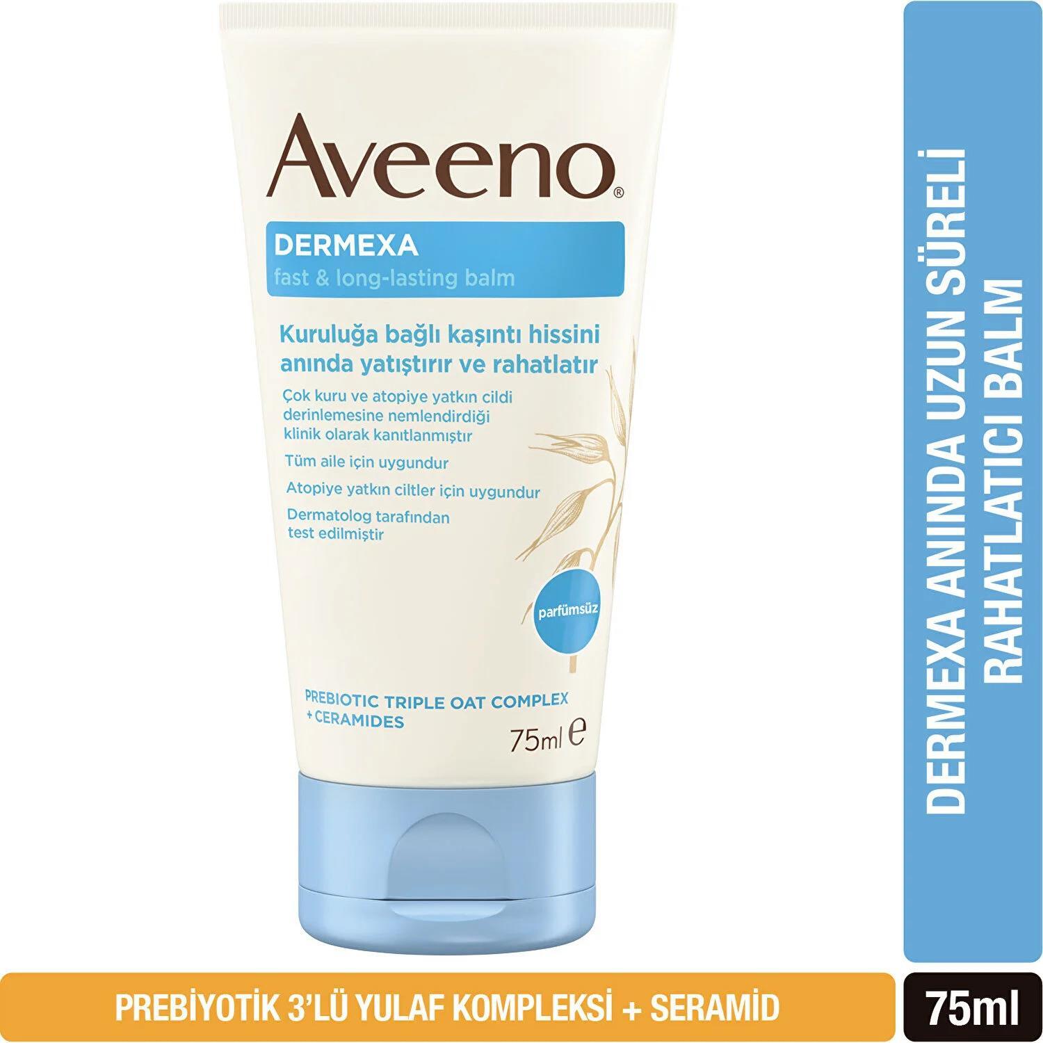 Aveeno Dermexa Itch Relief Kaşıntı Yatıştırıcı Balm 75 ml - 1