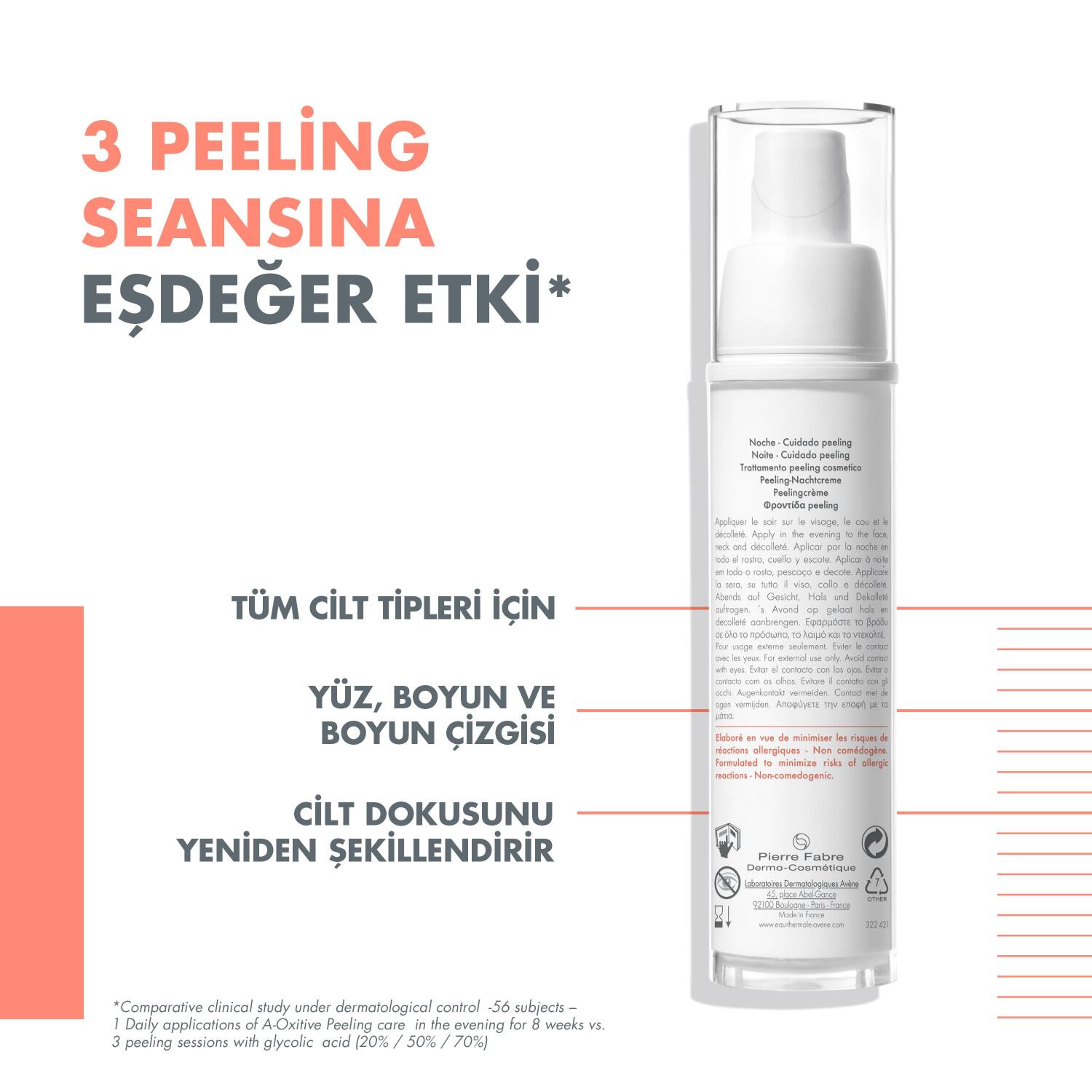 Avene A-Oxitive Yaşlanma Karşıtı Peeling Etkili Gece Bakım Kremi 30 ml - 3