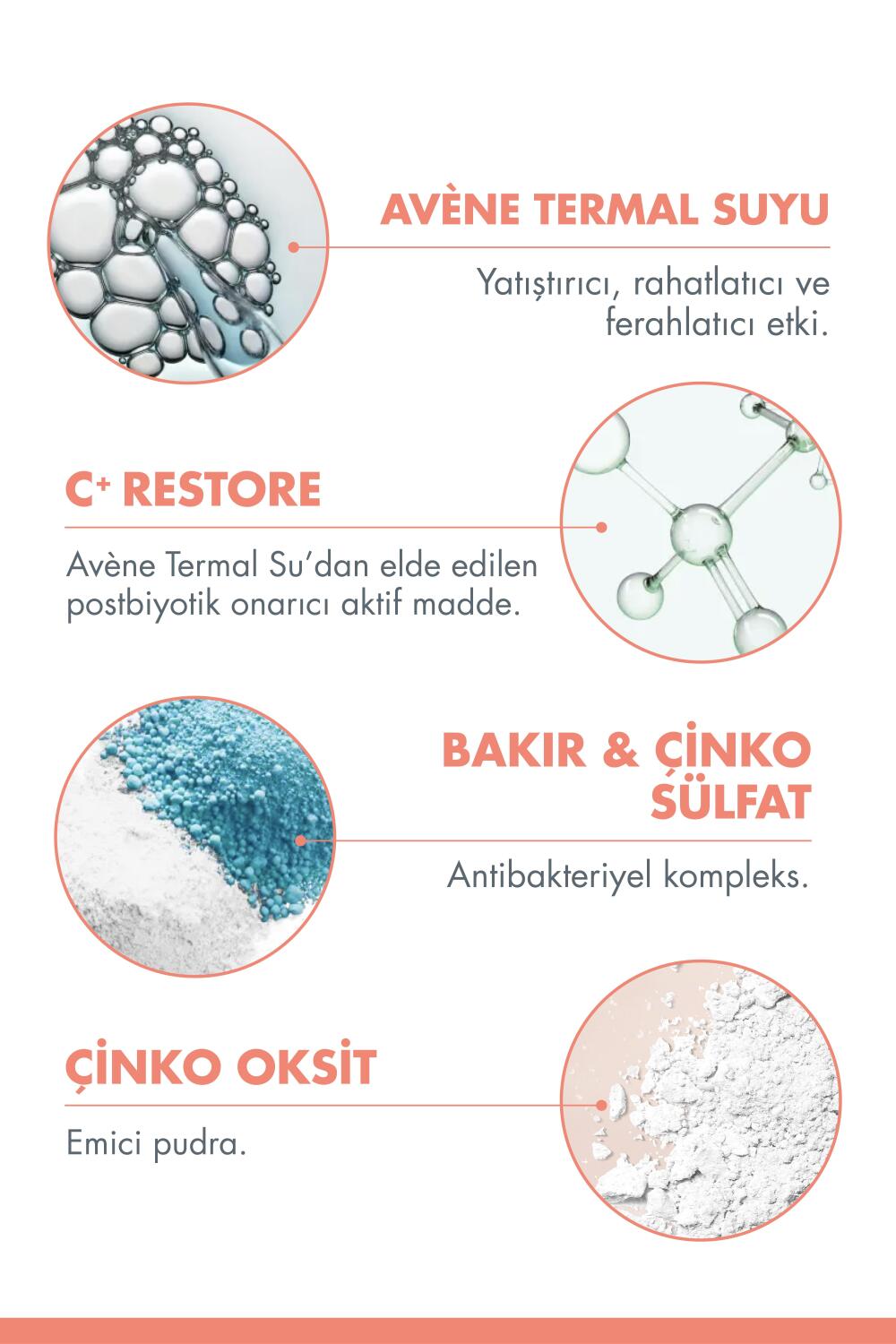 Avene Cicalfate+ Kurutucu ve Yatıştırıcı Etkiye Sahip Onarıcı Bakım Spreyi 100 ml - 3