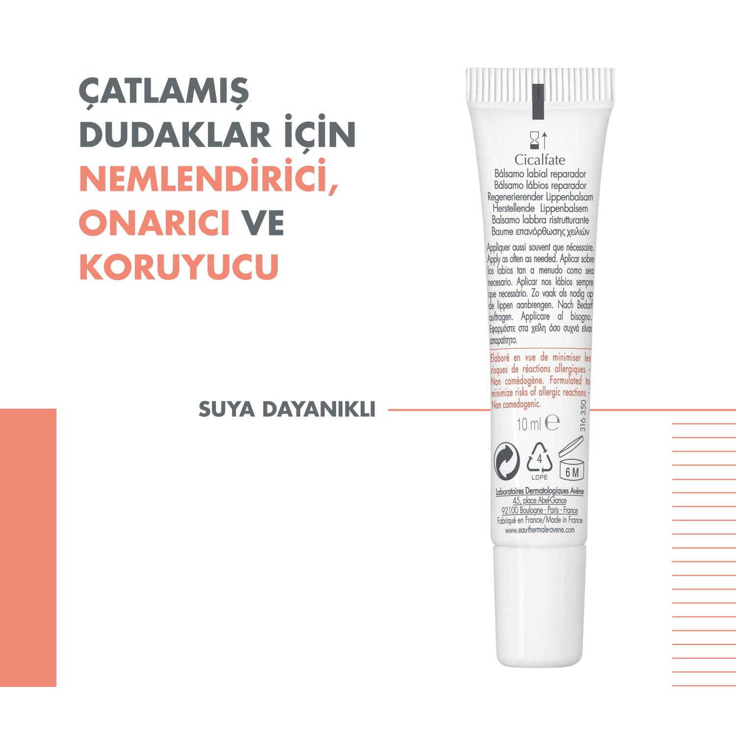 Avene Cicalfate Levres Çatlamış Dudaklar İçin Balsam 10 ml - 3