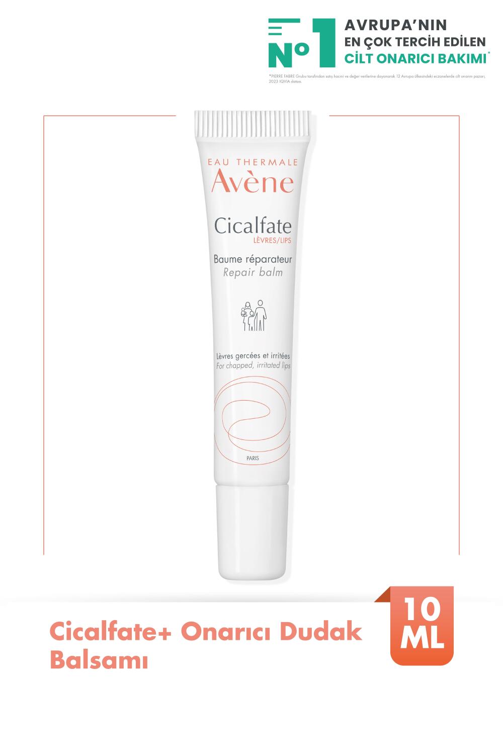 Avene Cicalfate+ Onarıcı Dudak Balsamı 10 ml - 1