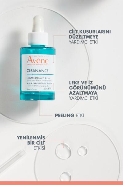 Avene Cleanance Cilt Kusurları Karşıtı A.H.A İçeren Peeling Etkili Serum 30 ml - 4