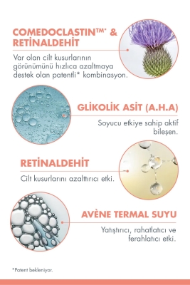 Avene Cleanance Comedomed L Emulsion Bölgesel Olarak Beliren Cilt Kusurlarına ve Siyah Noktalara Karşı Bakım Kremi 15 ml - 3