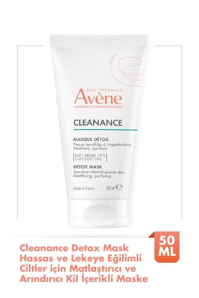 Avene Cleanance Hassas ve Lekeye Eğilimli Ciltler için Matlaştırıcı ve Arındırıcı Kil İçerikli Maske 50 ml - 1