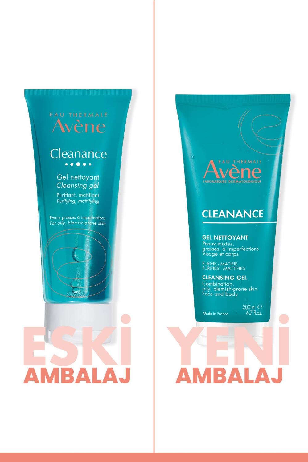 Avene Cleanance Yağlı ve Akneli Ciltler İçin Matlaştırıcı Temizleme Jeli 200 ml - 2