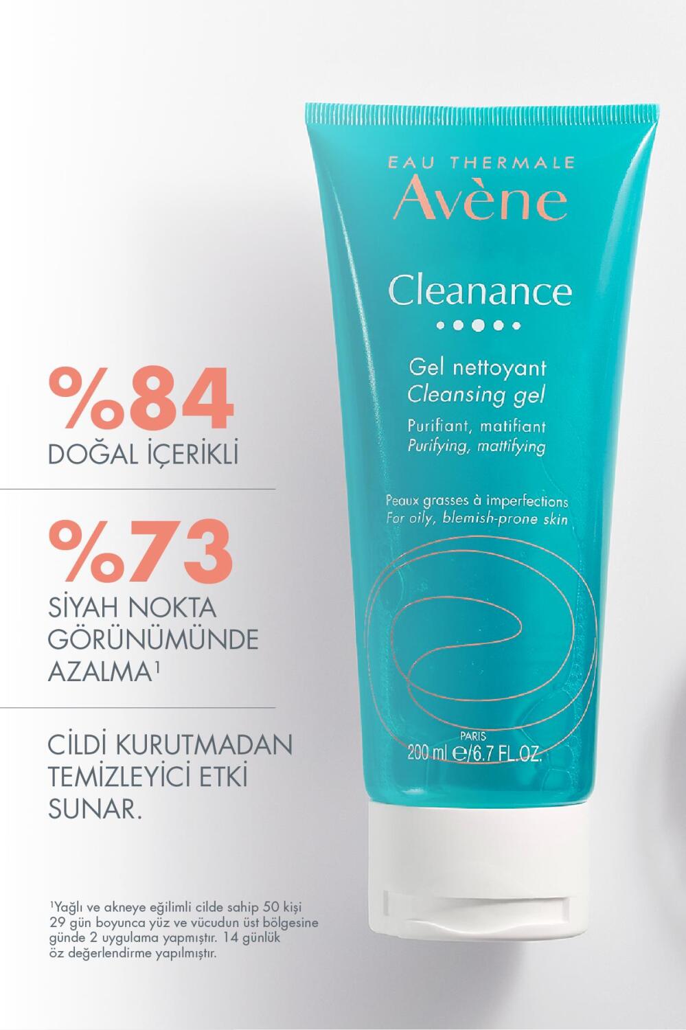 Avene Cleanance Yağlı ve Akneli Ciltler İçin Matlaştırıcı Temizleme Jeli 200 ml - 3