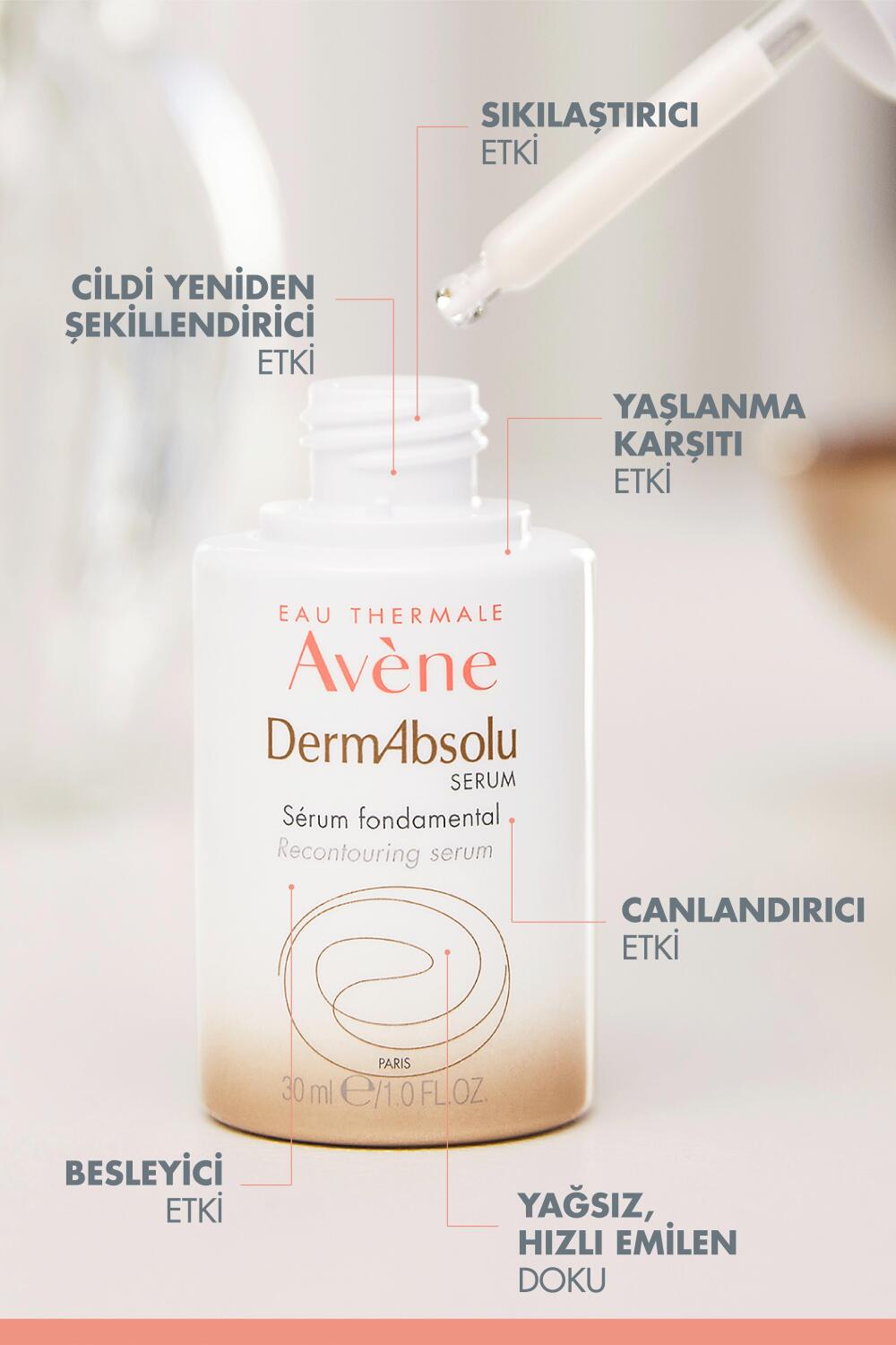 Avene DermAbsolu Sıklık ve Yoğunluk Kaybı Yaşayan Ciltler İçin Gündüz Bakım Serumu 30 ml - 4