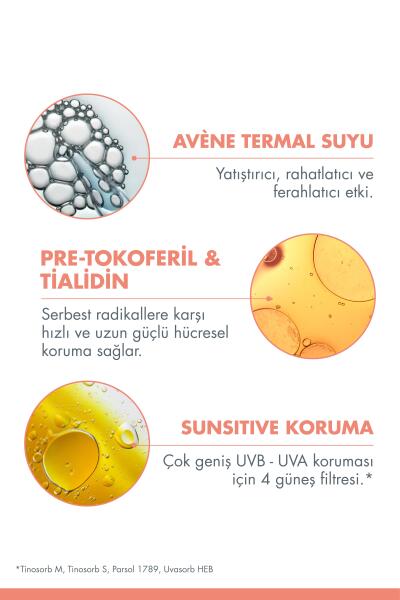 Avene Fluide Spor Yapanlar İçin SPF 50+ Güneş Koruyucu 100 ml - 3