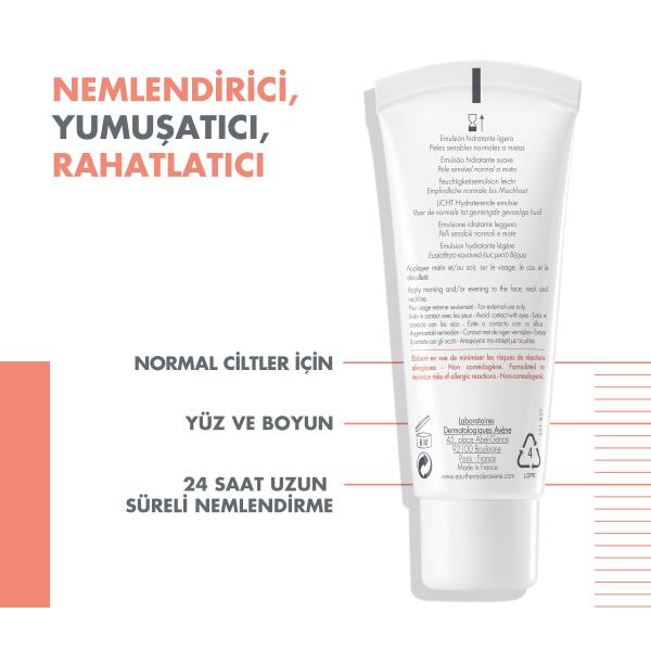 Avene Hydrance Light Hassas ve Karma Ciltler için Nemlendirici Emülsiyon 40 ml - 3