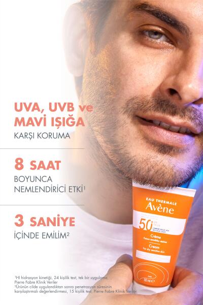 Avene Kuru Ciltler için SPF 50+ Güneş Koruyucu 50 ml - 2