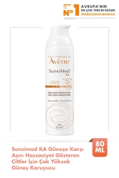 Avene SunsiMed KA Güneşe Karşı Aşırı Hassasiyet Gösteren Ciltler İçin Çok Yüksek Güneş Koruyucu 80 ml - 1