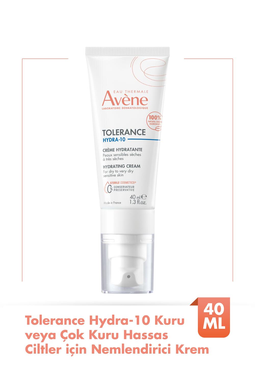 Avene Tolerance Hydra-10 Kuru veya Çok Kuru Hassas Citler için Nemlendirici Krem 40 ml - 1