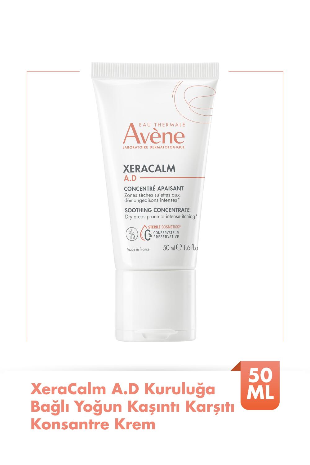 Avene XeraCalm A.D Concentre - Atopik Cilt Yatıştırıcı Bakım Kremi 50ml - 1