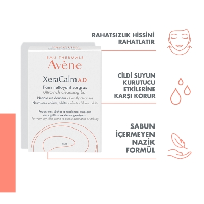 Avene XeraCalm A.D Ultra-Rich Atopiye Eğilimli Ciltler için Yıkama Sabunu 100 gr - 2