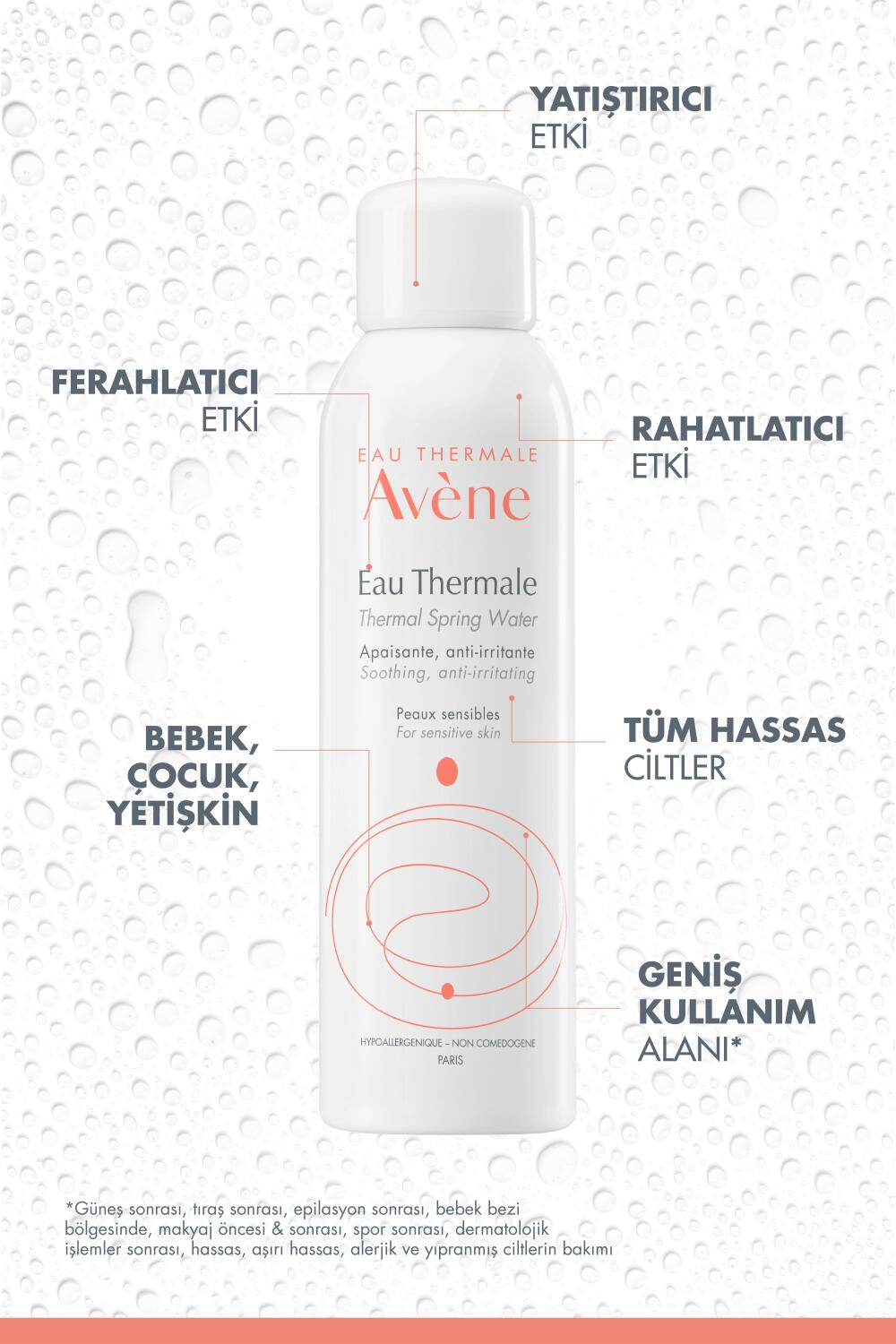 Avene Yatıştırıcı, Rahatlatıcı ve Ferahlatıcı Termal Su 150 ml - 4