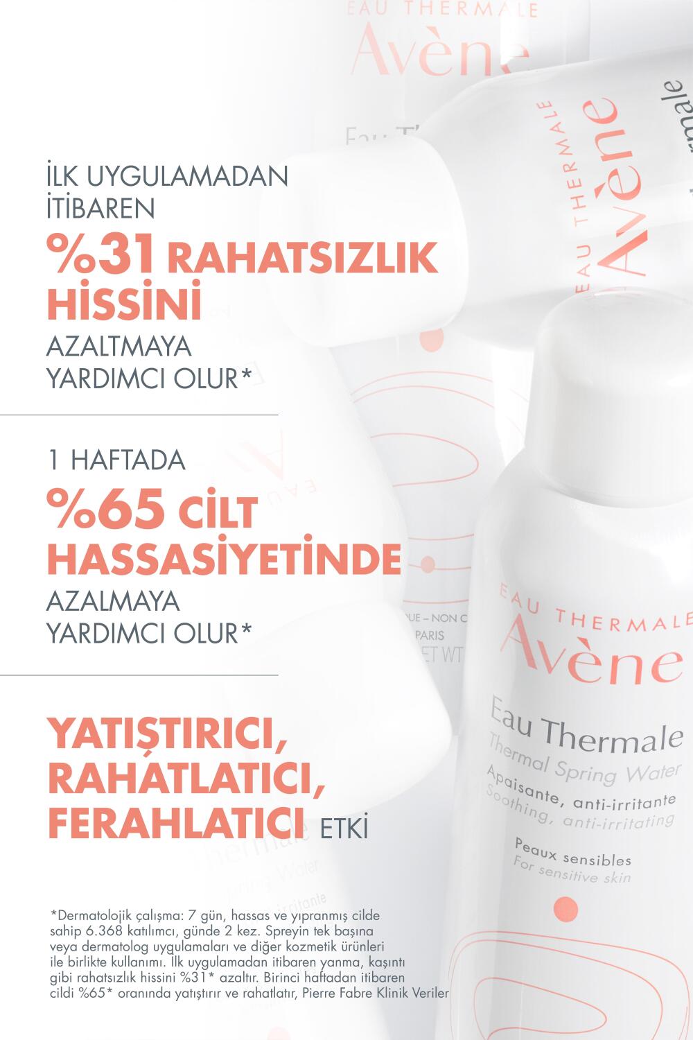 Avene Yatıştırıcı, Rahatlatıcı ve Ferahlatıcı Termal Su 300 ml - 2