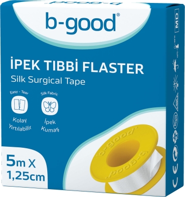 B Good İpek Tıbbi Flaster 5m x 1,25cm - 1