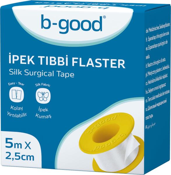 B Good İpek Tıbbi Flaster 5m x 2,5cm - 1