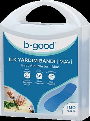 B Good İlk Yardım Bandı Mavı 100 lu - 1