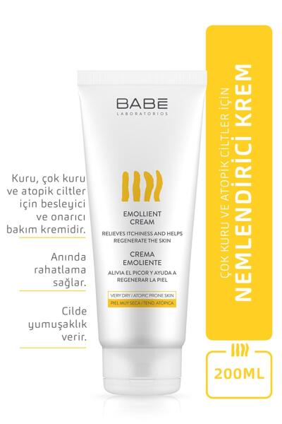 Babe Emollient Cream 200 ml Kuru ve Atopik Ciltler İçin Nemlendirici - 2