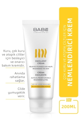 Babe Emollient Cream 200 ml Kuru ve Atopik Ciltler İçin Nemlendirici - 2