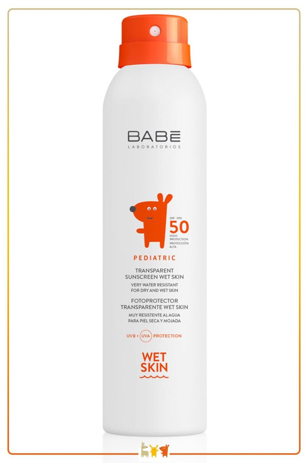 Babe Pediatric Transparent Spf 50+ 200 ml Islak Cilde Uygulanabilen Çocuk Güneş Spreyi - 1