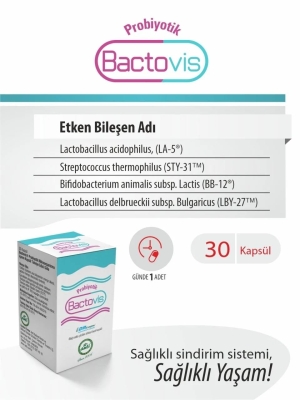 Bactovis Probiyotik 30 Kapsül - 2