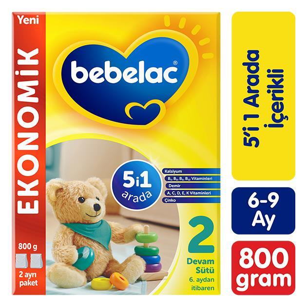 Bebelac 2 Bebek Sütü 800 gr - 1