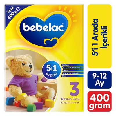 Bebelac 3 Bebek Sütü 400 gr - 1