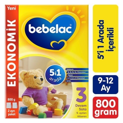 Bebelac 3 Bebek Sütü 800 gr - 1