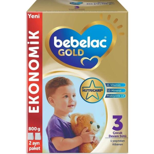 Bebelac Gold 3 Çocuk Devam Sütü 800 gr - 1