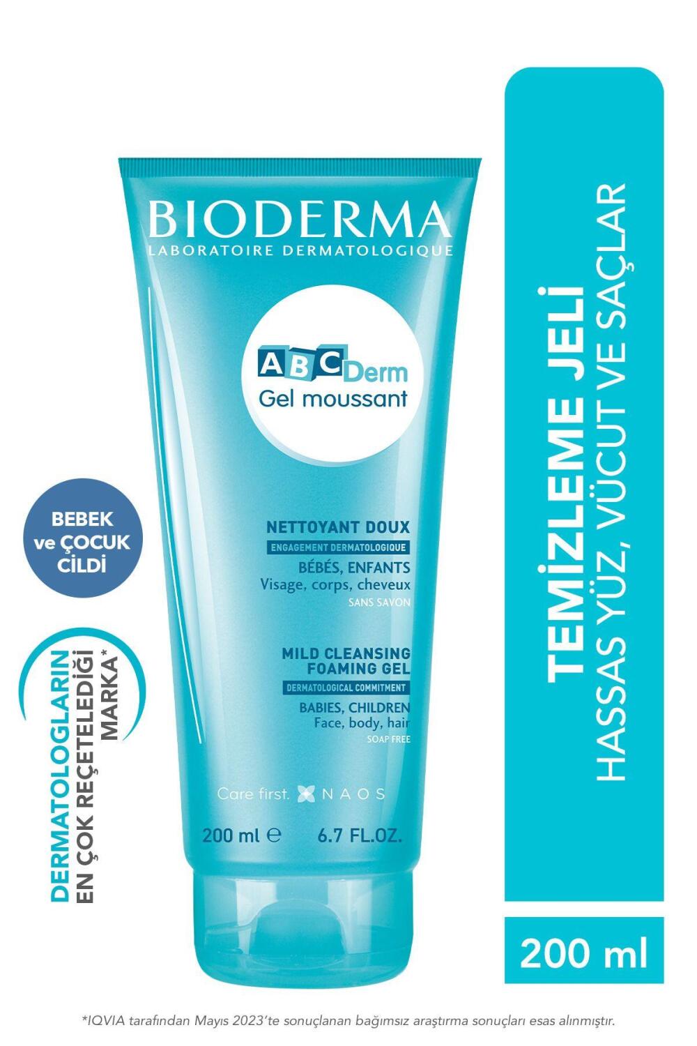 Bioderma Abcderm Foaming Gel 200 ml - 1