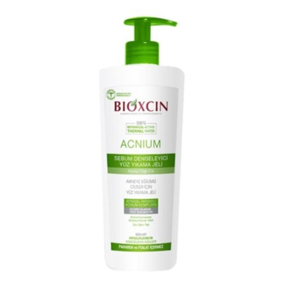 Bioxcin Acnium Sebum Dengeleyici Yüz Yıkama Jeli 500 ML - 1