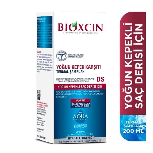 Bioxcin Aqua Thermal DS Yoğun Kepeğe Karşı Sülfatsız Şampuan 200 ml - 1