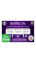 Bioxcin Siyah Sarımsaklı Saç Dökülmesine Karşı Sülfatsız Şampuan 3x300 ml - 1