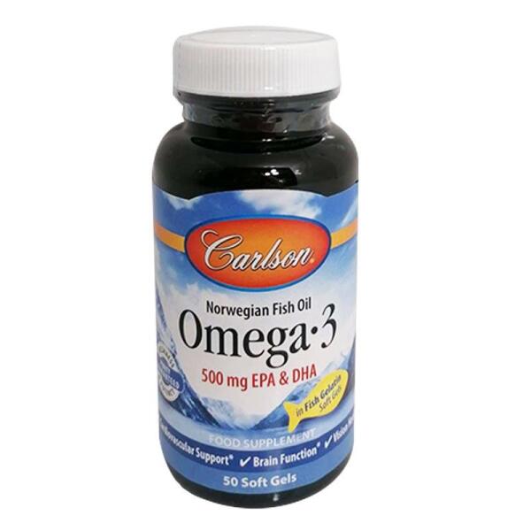 Carlson Omega 3 1000 mg 50 Kapsül Balık Yağı - 1