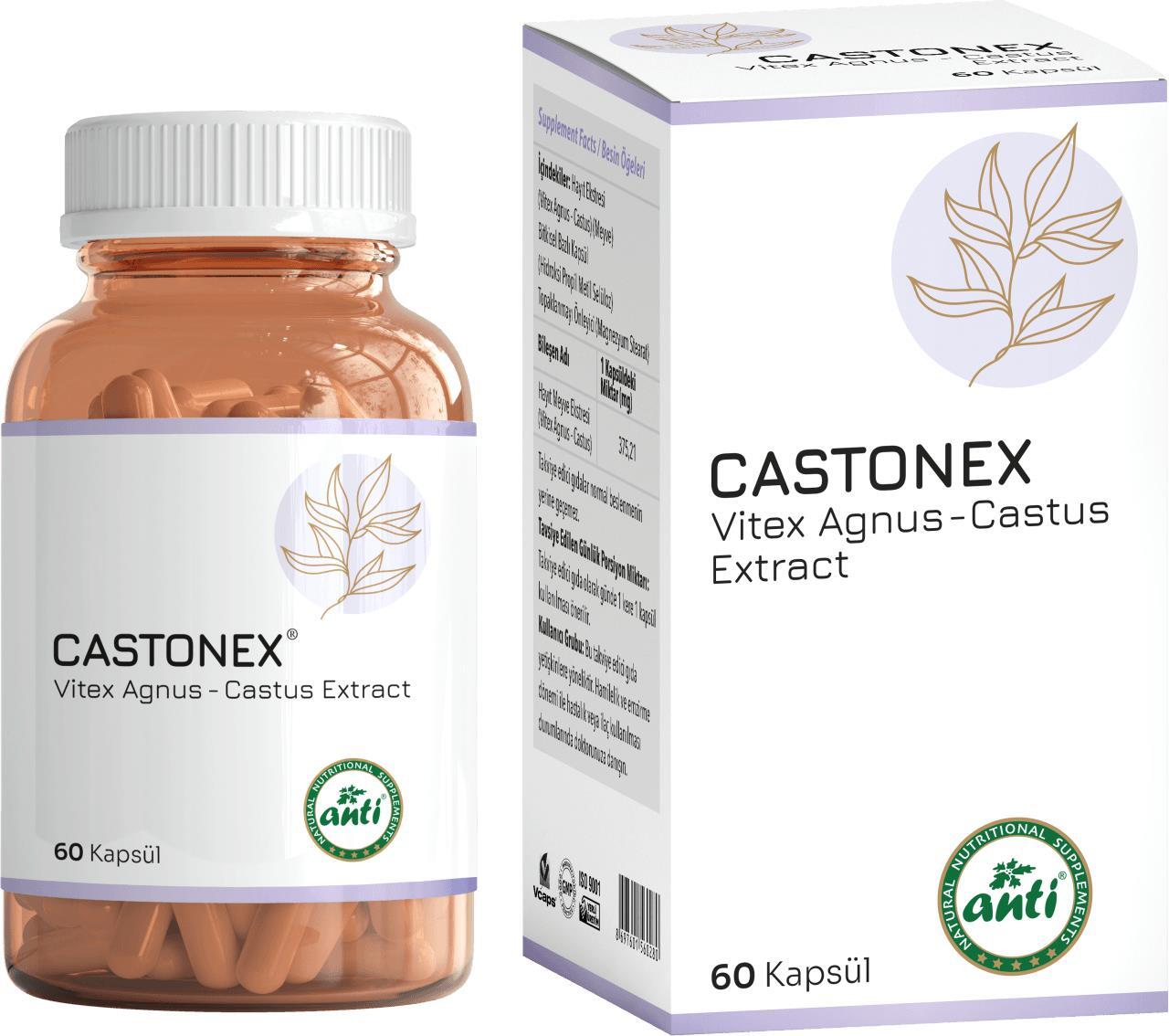 Castonex Hayıt Ekstresi 60 Kapsül - 1