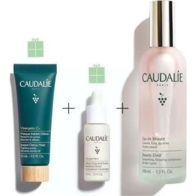 Caudalie Beauty Elixir Detox Arındırıcı - Işıltı Veren Bakım Seti - 1