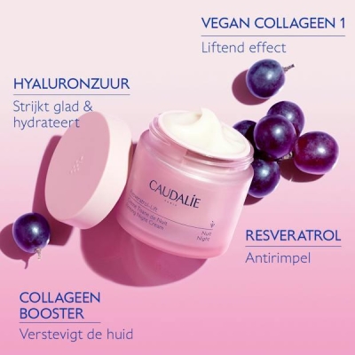 Caudalie Resveratrol Lift Night Infusion 50 ml Sıkılaştırıcı Etkili Gece Kremi - 2