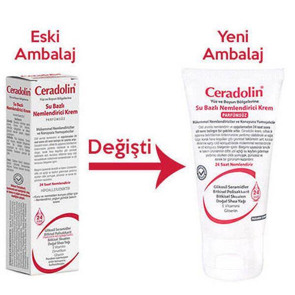 Ceradolin Parfümsüz Su Bazlı 50 ml Nemlendirici Krem - 3