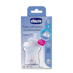 Chicco Natural Feeling 150 ml Cam Biberon 0 Ay+ - 1