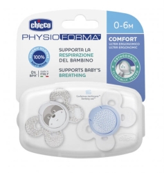 Chicco Physio Comfort Emzik Erkek 0-6 Ay 2li - 1