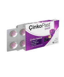 Çinkopast Nane Zencefil Karamürver 12 Pastil - 1