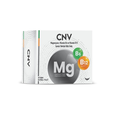 CNV Magnezyum Vitamin B6 Ve Vitamin B12 60 Tablet - 1