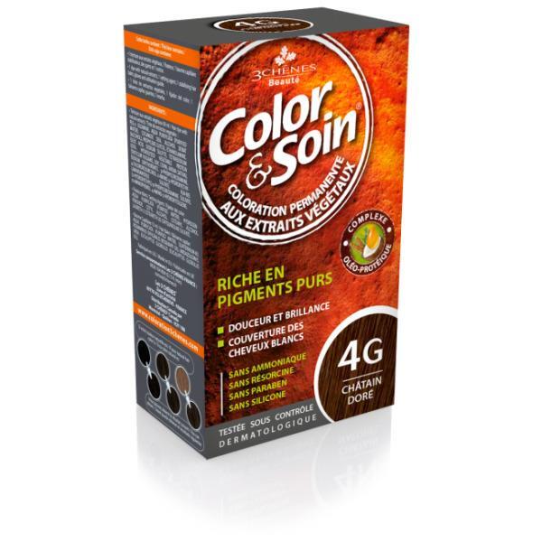 Color Soin Organik 4G Golden Chestnut Saç Boyası - 1